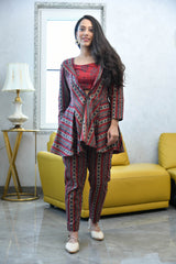 AAHELI SHANAYA TOP-PANTS & BLAZER SET