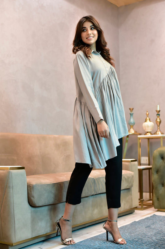 AAHELI GREY FALL CO-ORD SET