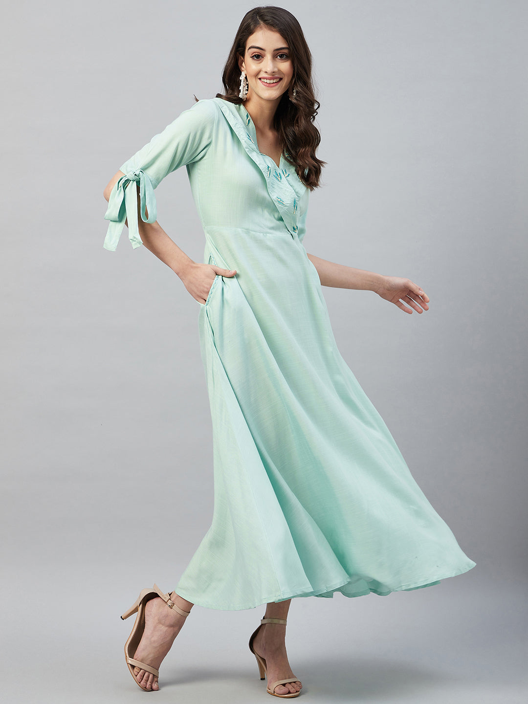 ADAH FIT & FLARED DRESS