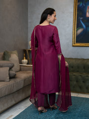 AAHELI NAYANA KURTA-PANTS & DUPATTA SET