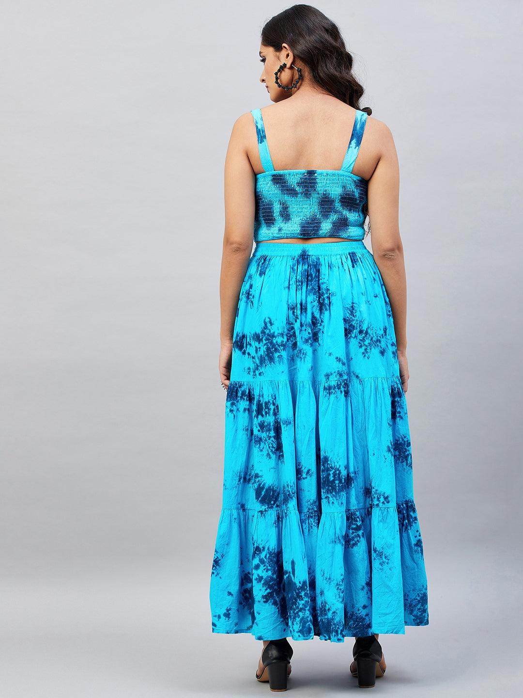 MAHIRA TOP & TIERED SKIRT SET