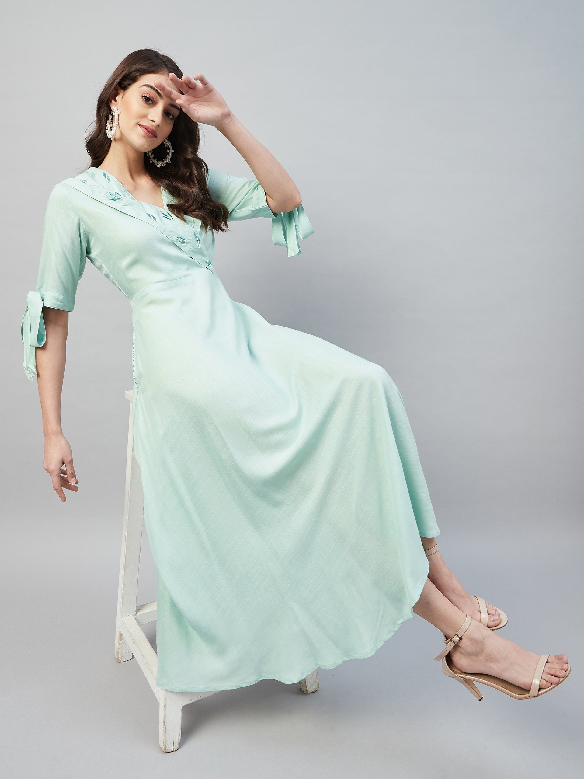 ADAH FIT & FLARED DRESS