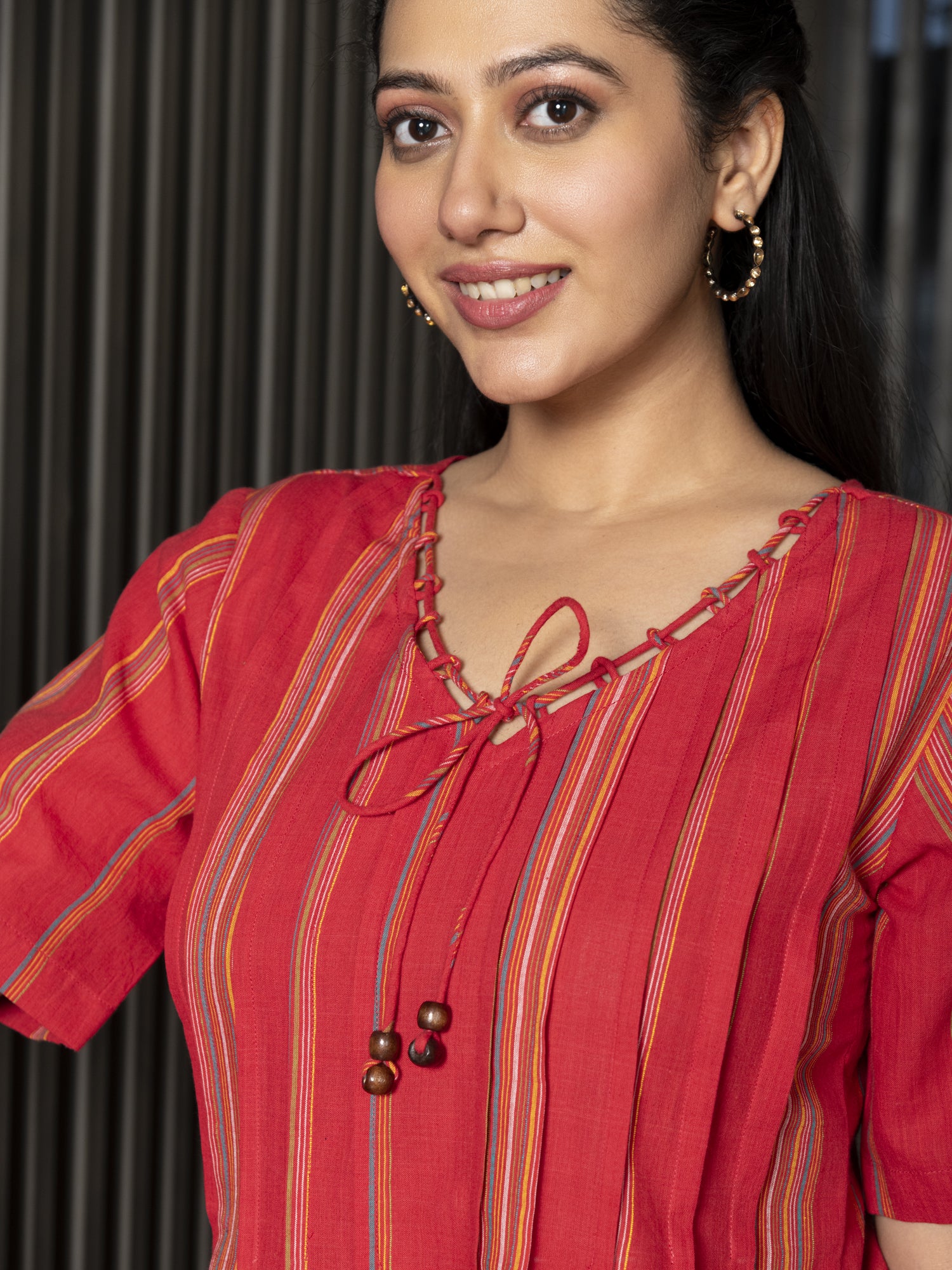 AADITA YARN DYED COTTON CO-ORD SET
