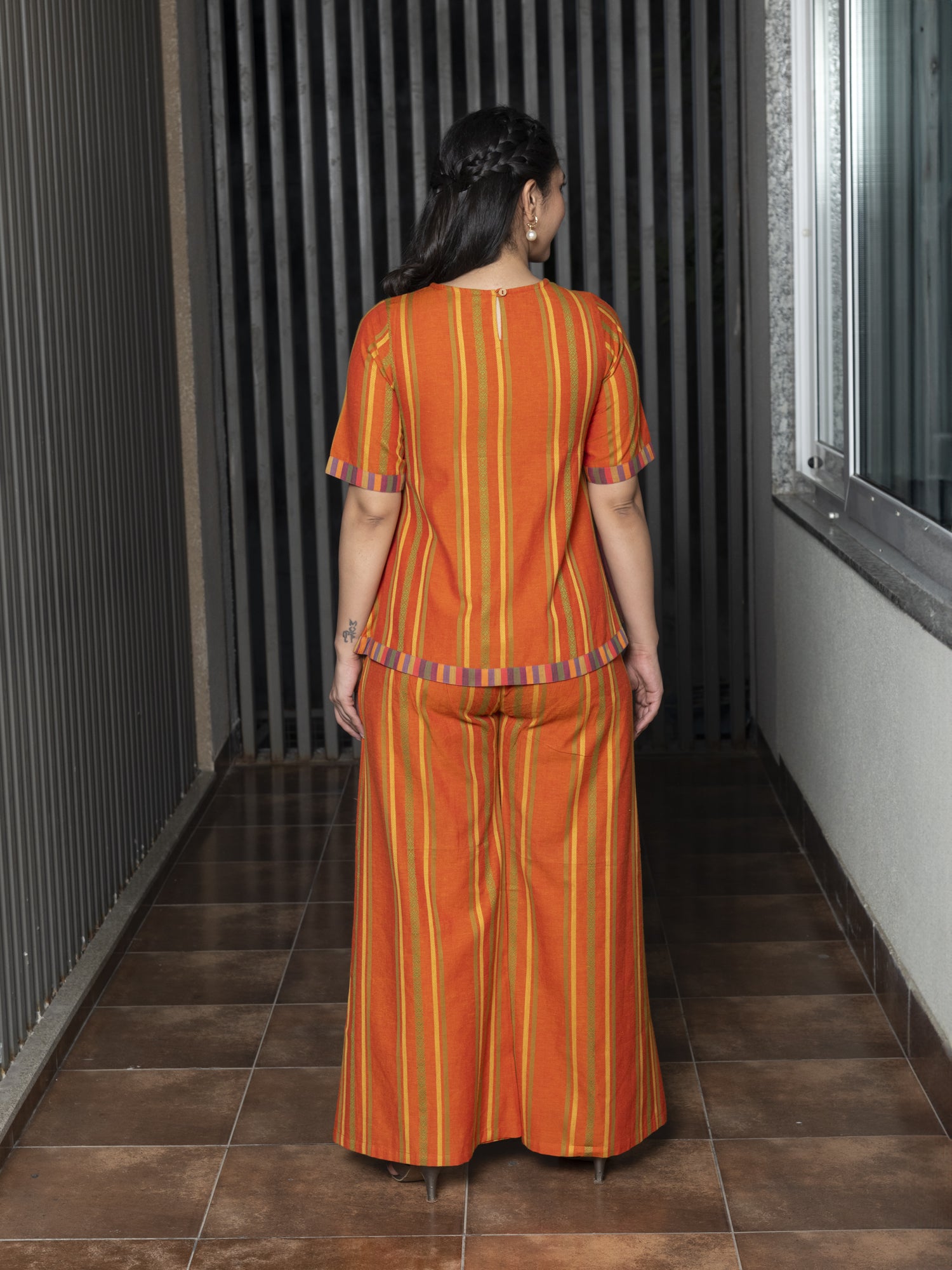 BHRITHI YARN DYED COTTON CO-ORD SET