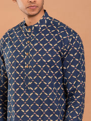 AAHELI AHAAN HAND BLOCK PRINTED KURTA-PANT SET