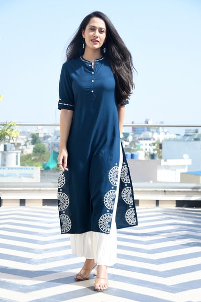 SAPPHIRE KURTA & SHARARA SET