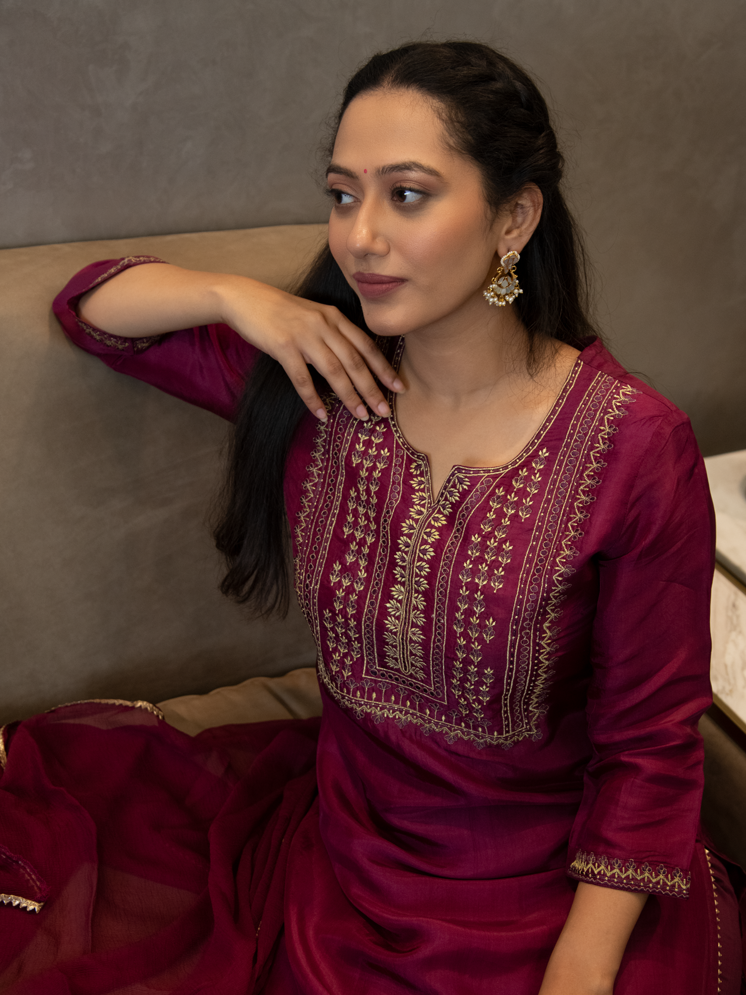 NAYANA KURTA-PANTS & DUPATTA SET