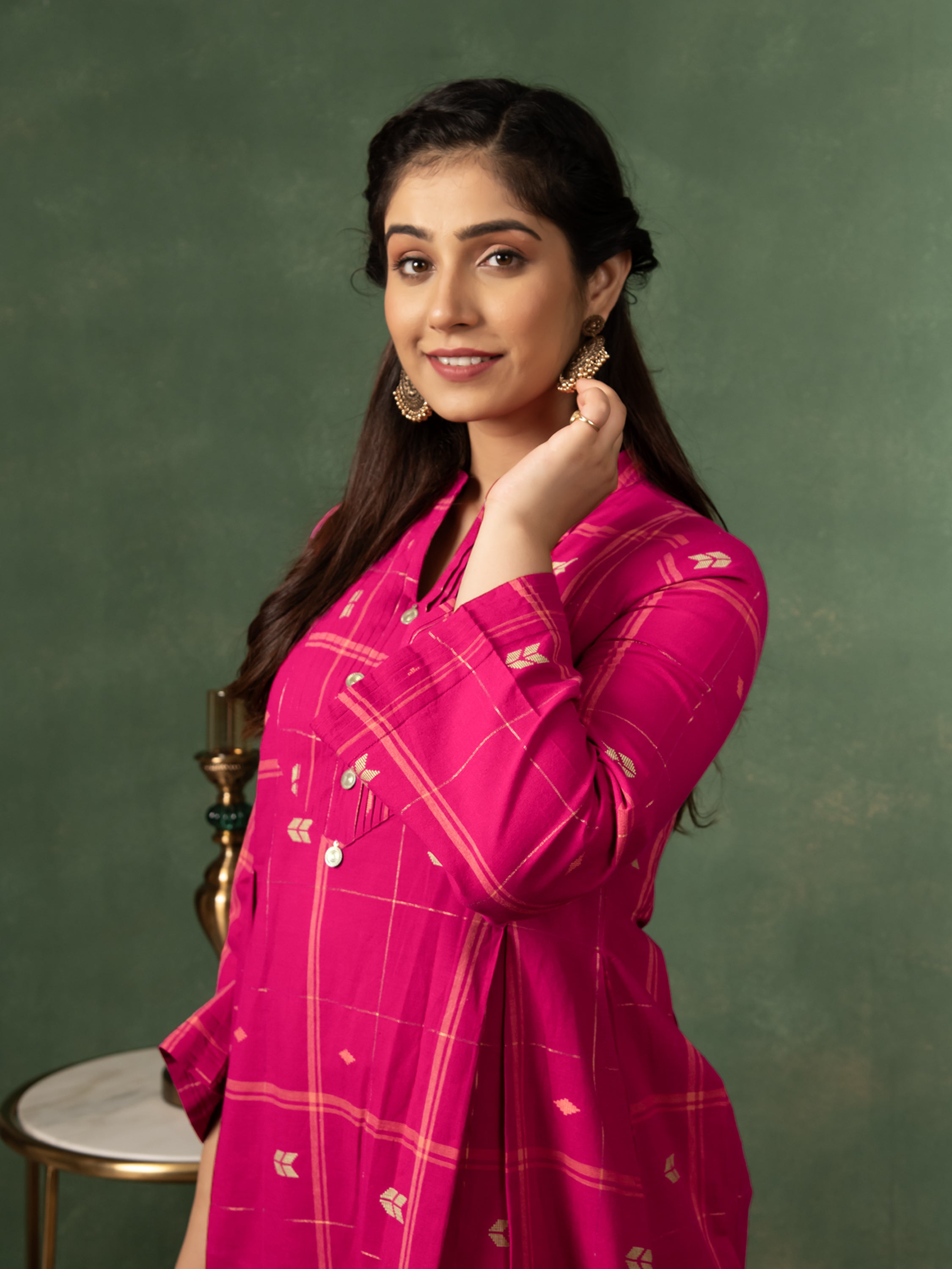 AMARA A-LINE KURTA & BOOTCUT PANTS SET