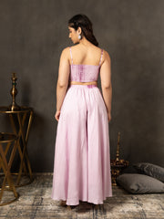 NAINA SHIBORI CROP TOP & FLARED PLAZZO SET