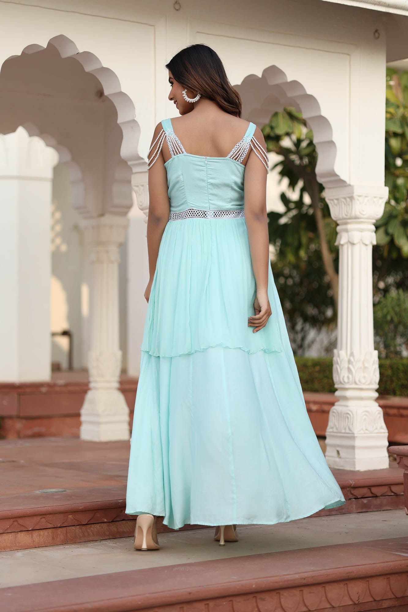 KIANA FLOWY CHIFFON DRESS