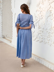 AAHELI SRIYA EMBROIDERED MAXI DRESS