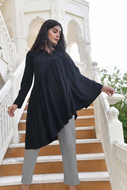 AAHELI BLACK FALL CO-ORD SET