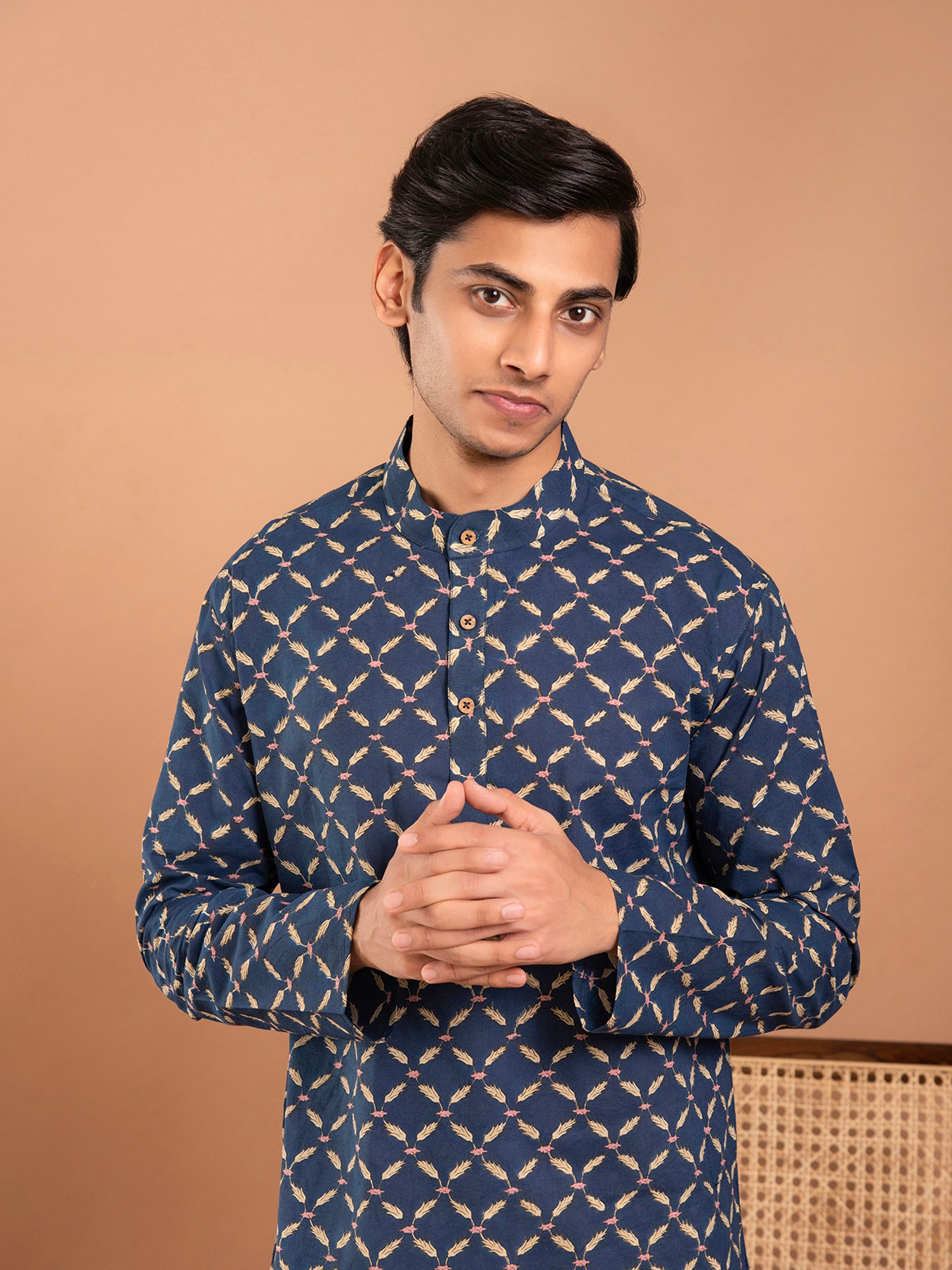 AAHELI AHAAN HAND BLOCK PRINTED KURTA-PANT SET